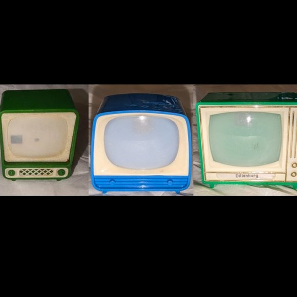Vintage 1970s German Made in Germany Mini Tv Lot of 3 View Finders Plastiskop - Picture 1 of 11